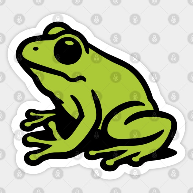 Frog Sticker by KayBee Gift Shop